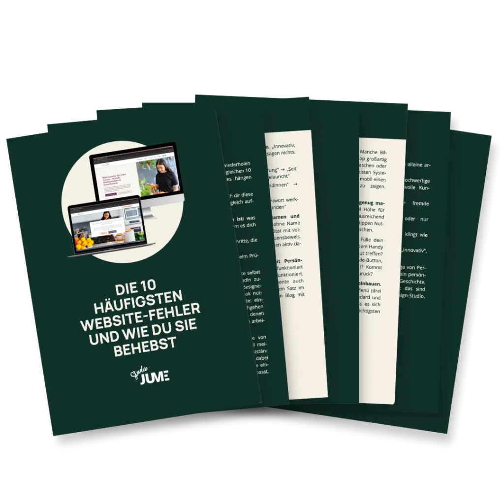 0 Euro Workbook Website Fehler beheben und sichtbar werden